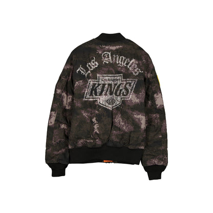 Alpha Industries x Los Angeles Kings Black Camo MA-1 Bomber Jacket