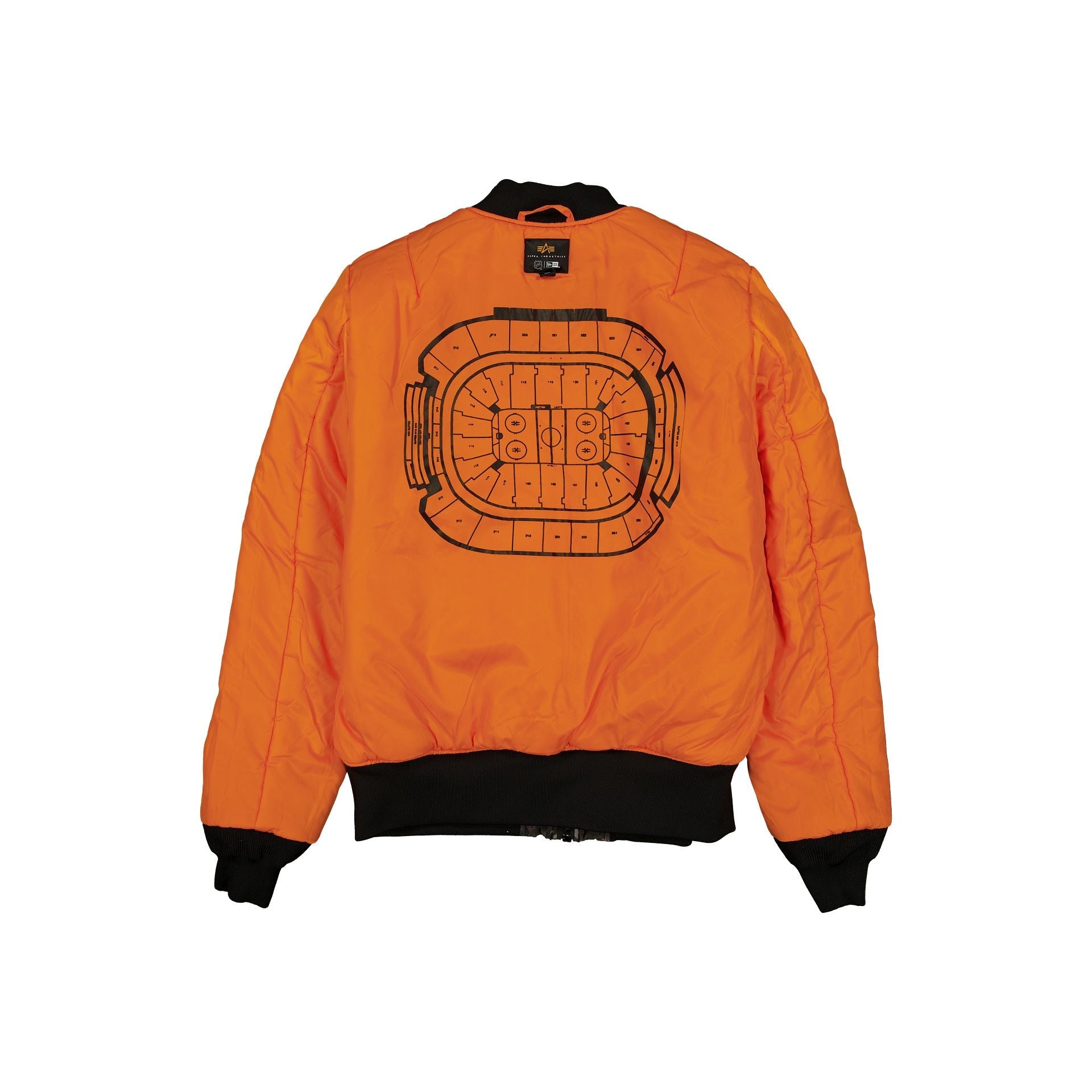 Alpha Industries x Toronto Maple Leafs Black Camo MA-1 Bomber Jacket