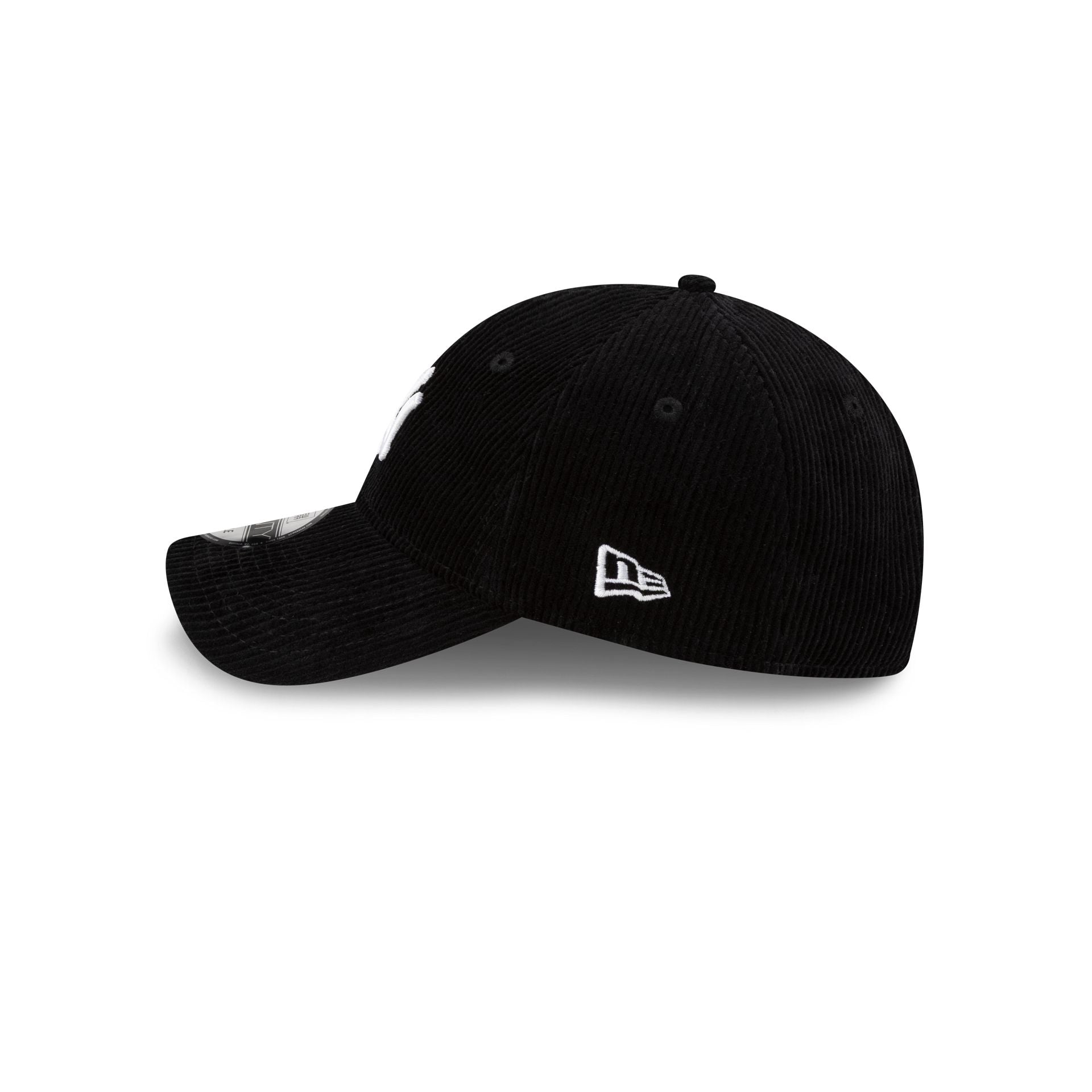 New York Yankees Cord Black 9TWENTY Adjustable Hat