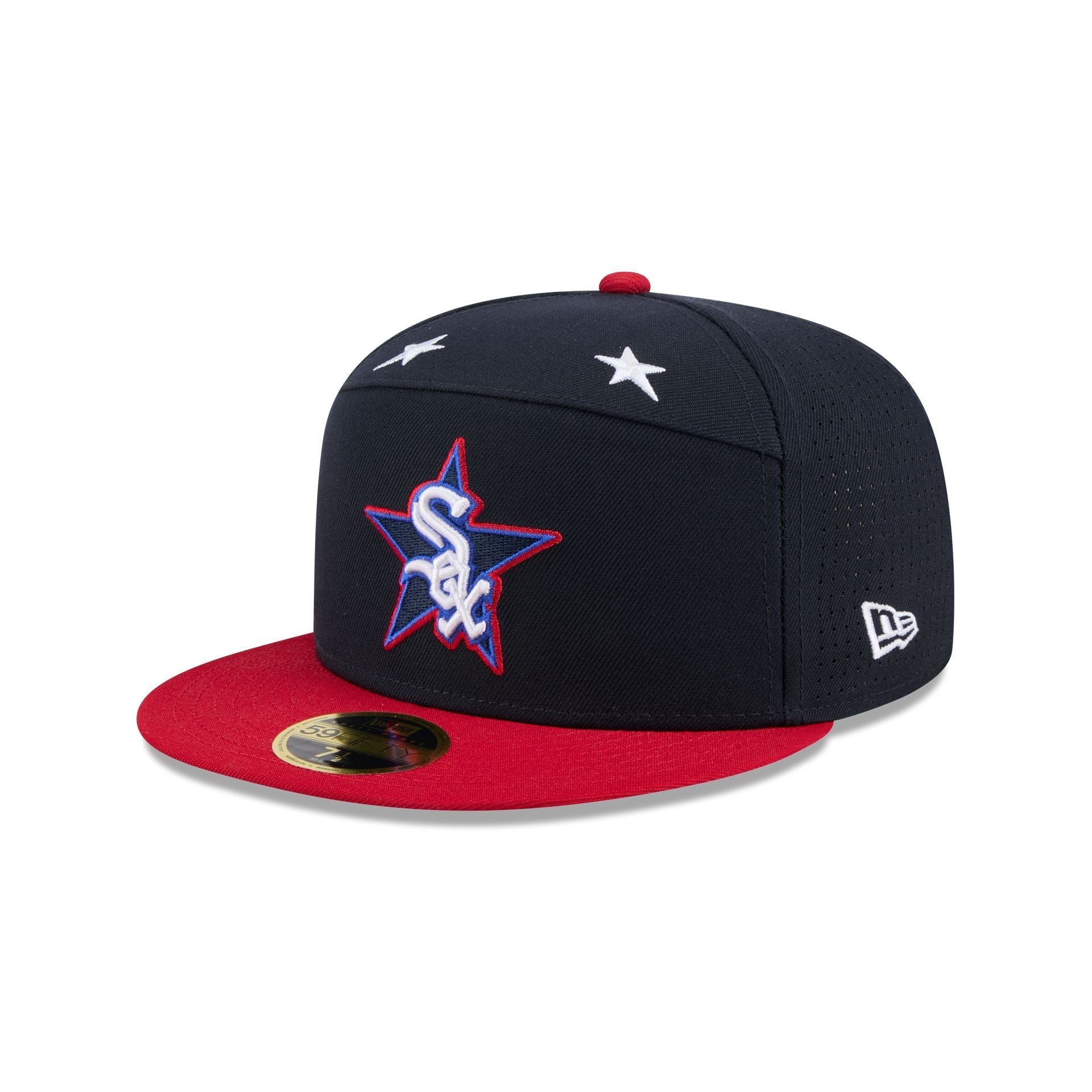 Chicago White Sox 2025 All-Star Game Workout Split Panel 59FIFTY Fitted Hat