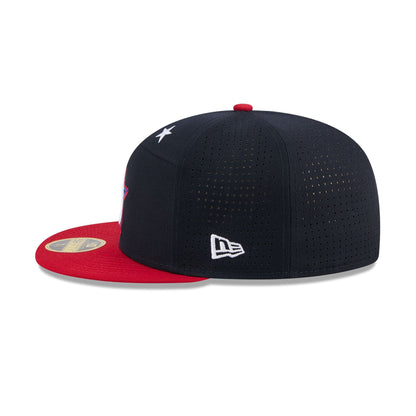 New York Yankees 2025 All-Star Game Workout Split Panel 59FIFTY Fitted Hat