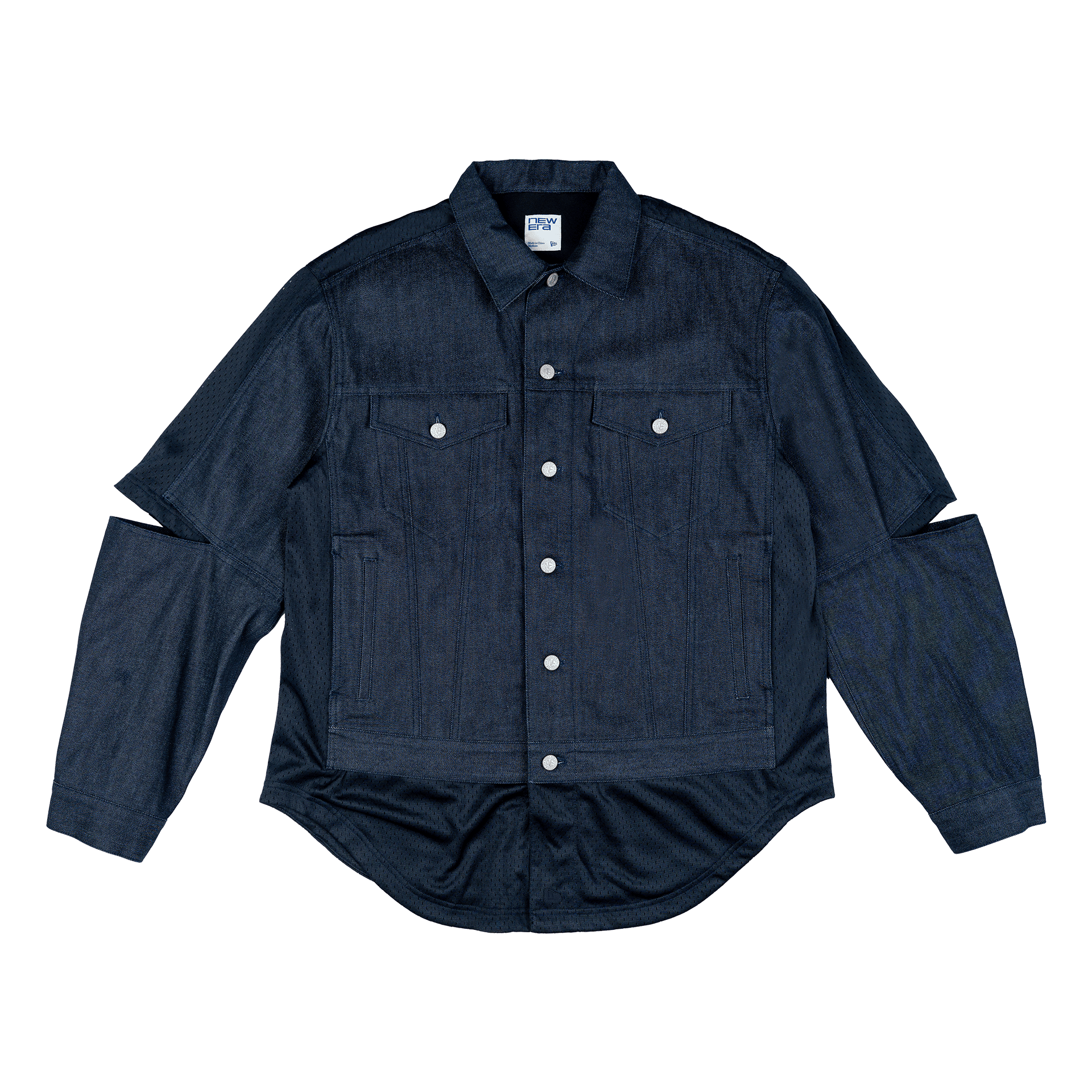 New Era Branded Mutation Navy Denim Jacket