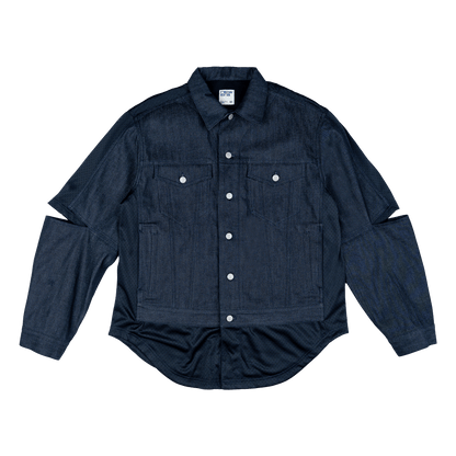 New Era Branded Mutation Navy Denim Jacket