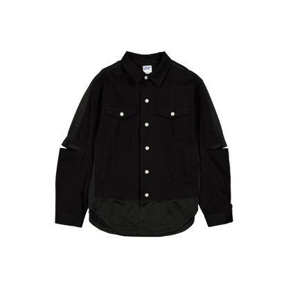 New Era Branded Mutation Black Denim Jacket