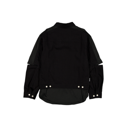 New Era Branded Mutation Black Denim Jacket