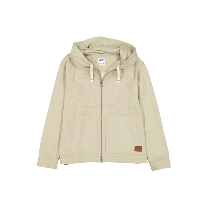 New Era Branded Forge Hooded Work Abbey Stone Jacket