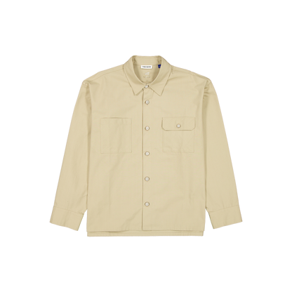 New Era Branded Abbey Stone Military Shacket