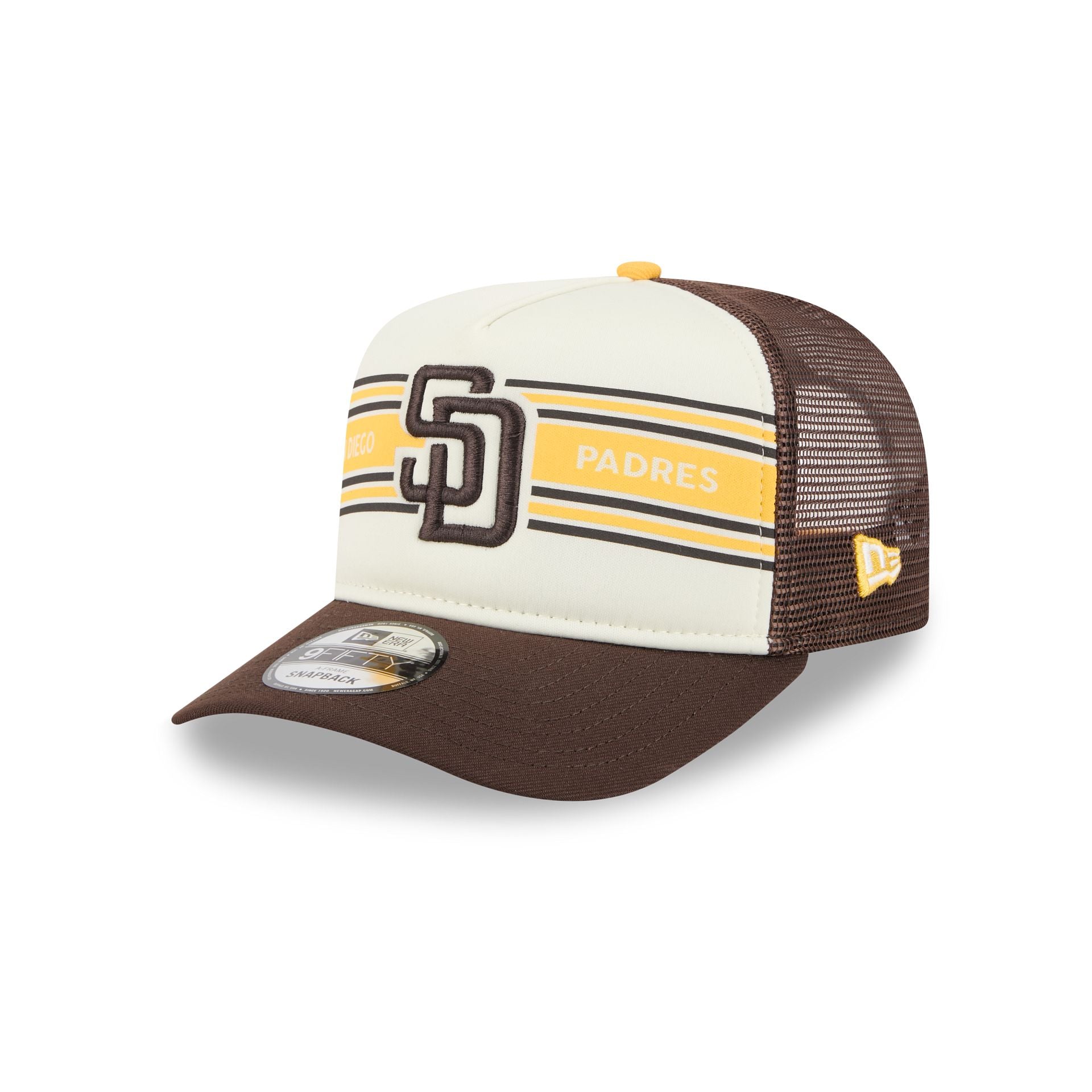 San Diego Padres Banner 9FIFTY A-Frame Trucker Hat