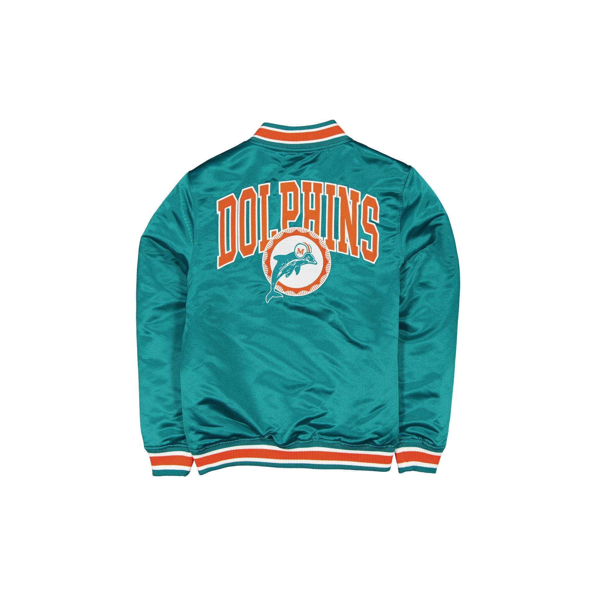 Miami Dolphins Sport Classics Blue Satin Jacket