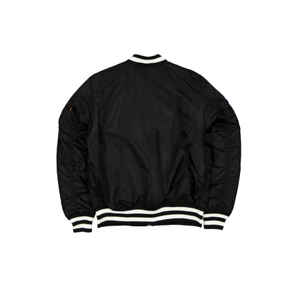 Alpha Industries x Los Angeles Dodgers Black MA-1 Bomber Jacket