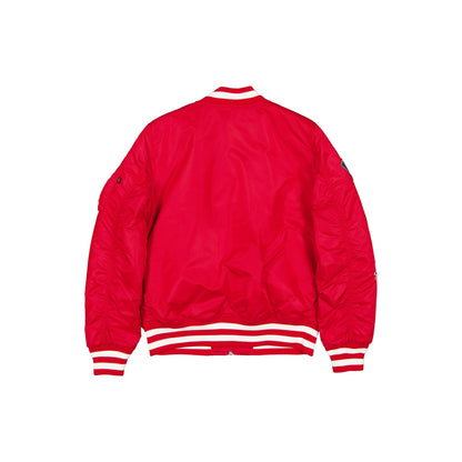 Alpha Industries x New York Yankees Red MA-1 Bomber Jacket