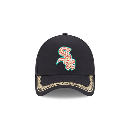 Chicago White Sox Ornate Visor 9FORTY A-Frame Snapback Hat