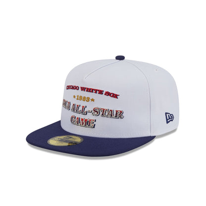 Chicago White Sox Summer Derby White 59FIFTY A-Frame Fitted Hat