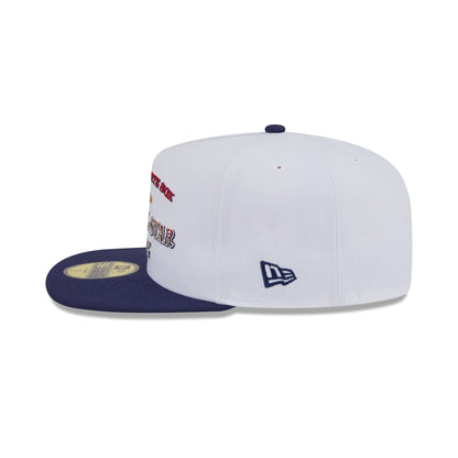 Chicago White Sox Summer Derby White 59FIFTY A-Frame Fitted Hat