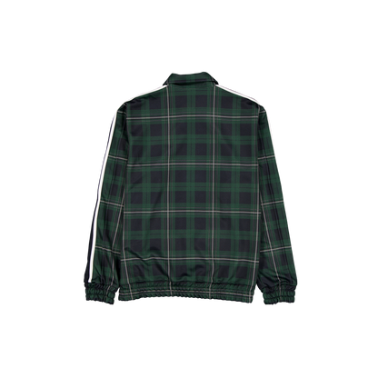 New Era Branded Plaid Navy Track Jacket