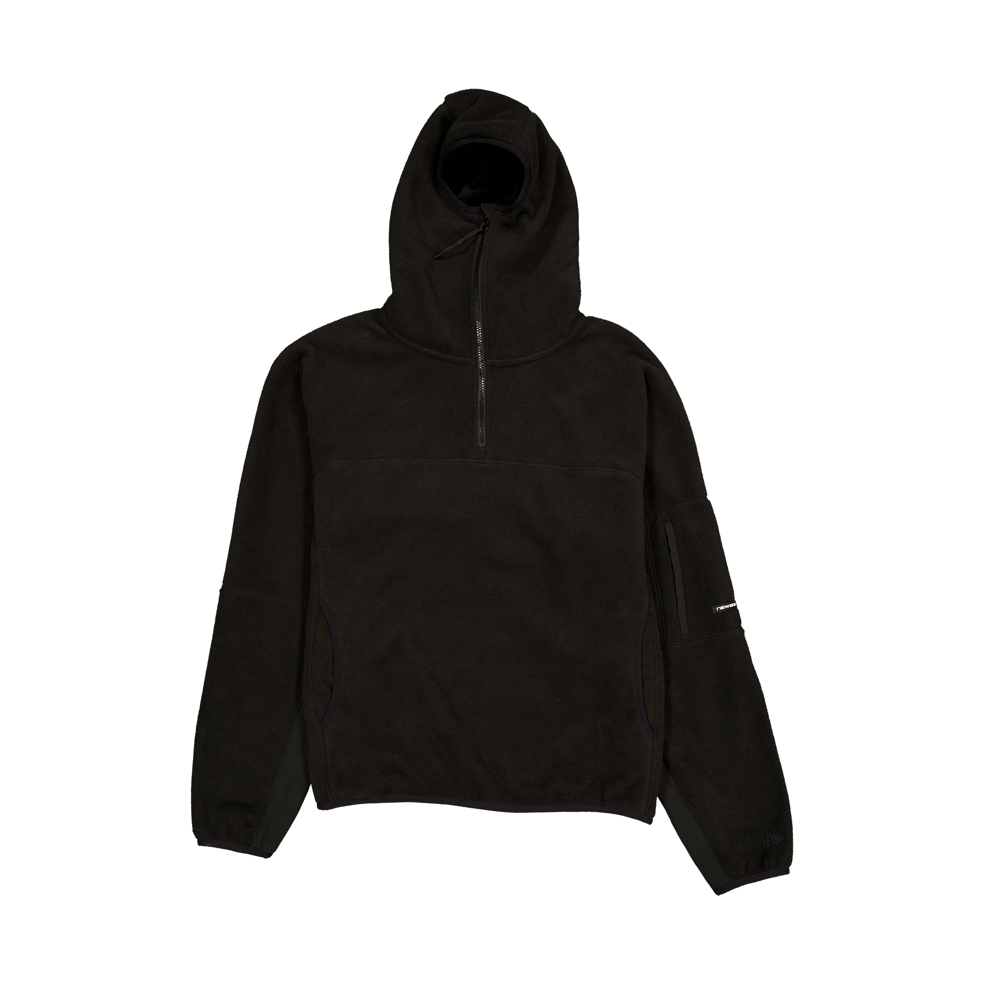 New Era Branded Polar Black Fleece Jacket