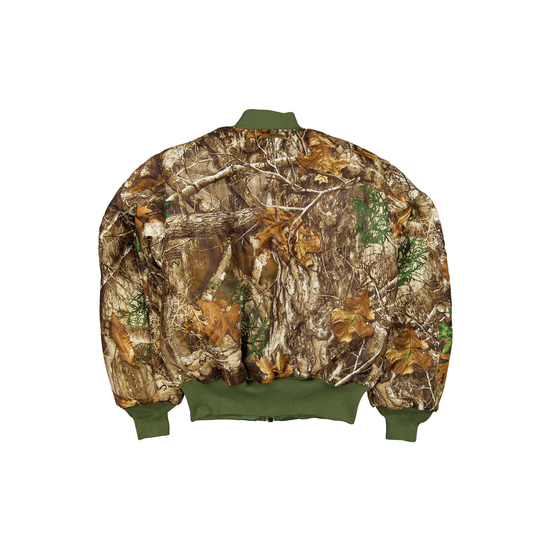 New Era Branded x Realtree® Alpha Industries New Olive Bomber Jacket