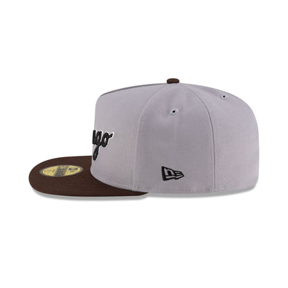 Just Caps League Sidepatch Gray Chicago White Sox 59FIFTY A-Frame Fitted Hat