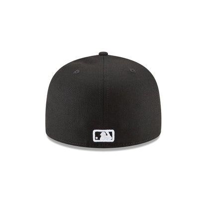 Chicago White Sox Black and White Basic 59FIFTY Fitted Hat