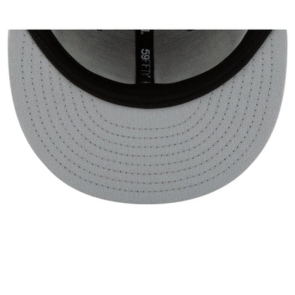 Chicago White Sox Black Outline 59FIFTY Fitted Hat