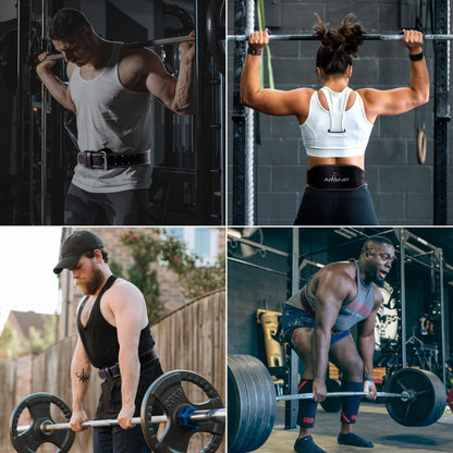 Leather Weight Lifting Belt