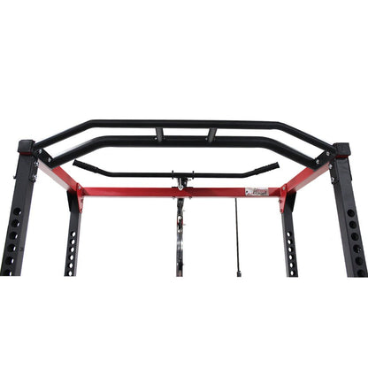 AmStaff Fitness TP032E Power / Squat Rack with Lat/Pull Down Attachment