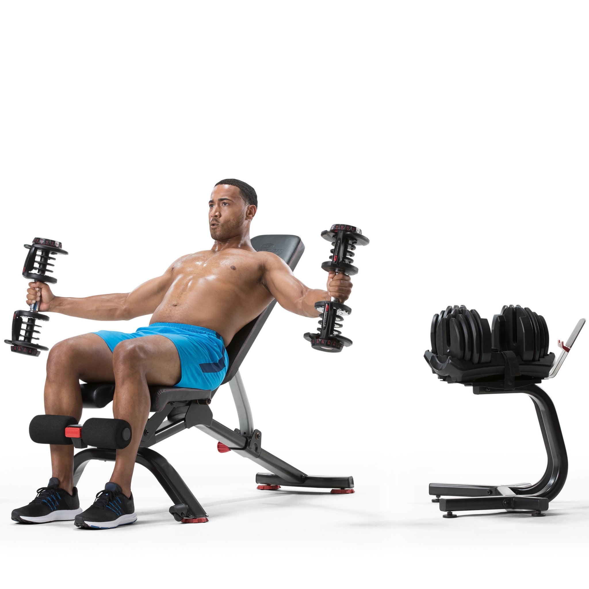 Bowflex SelectTech 1090 Adjustable Dumbbells with Stand