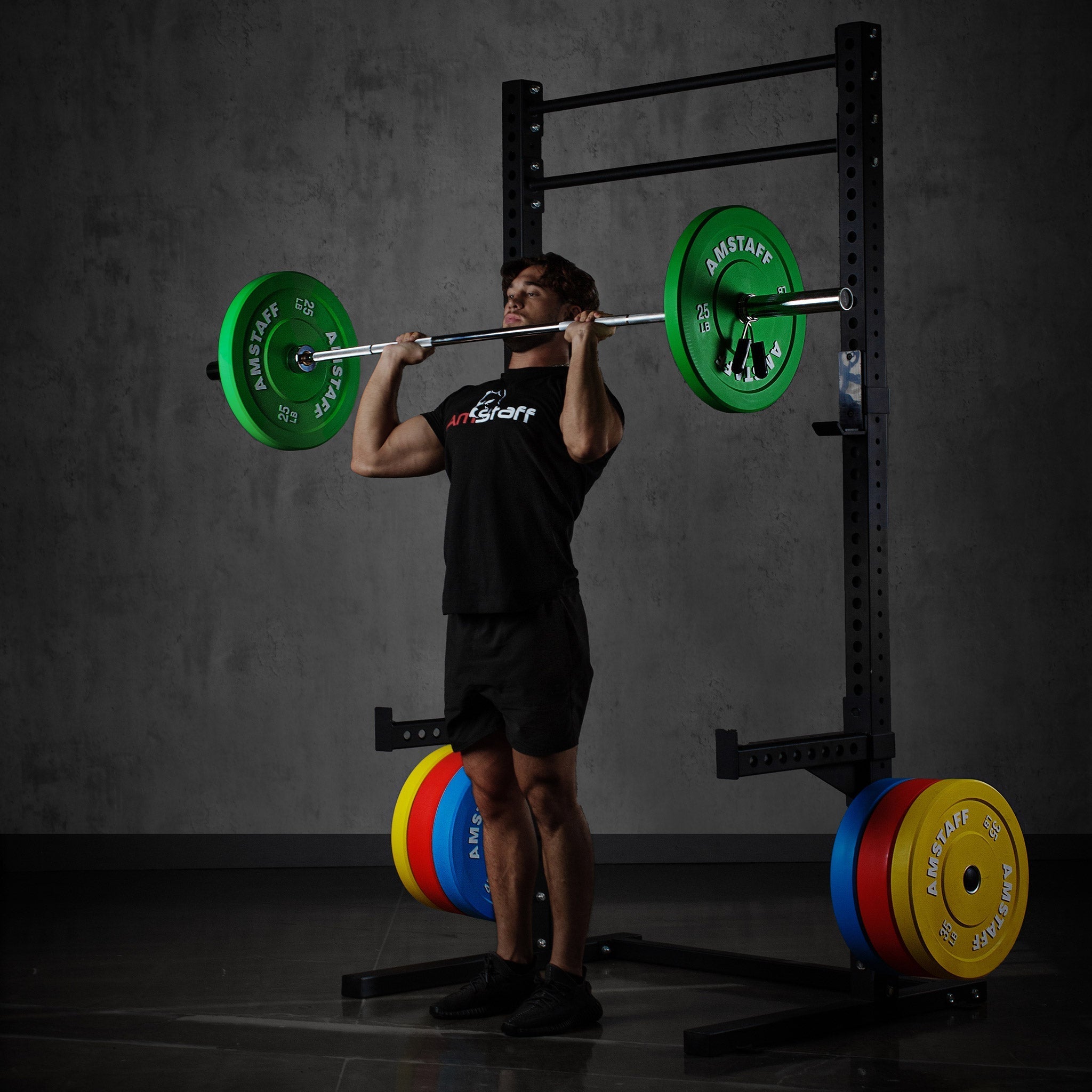 AmStaff Fitness Coloured Bumper Plates