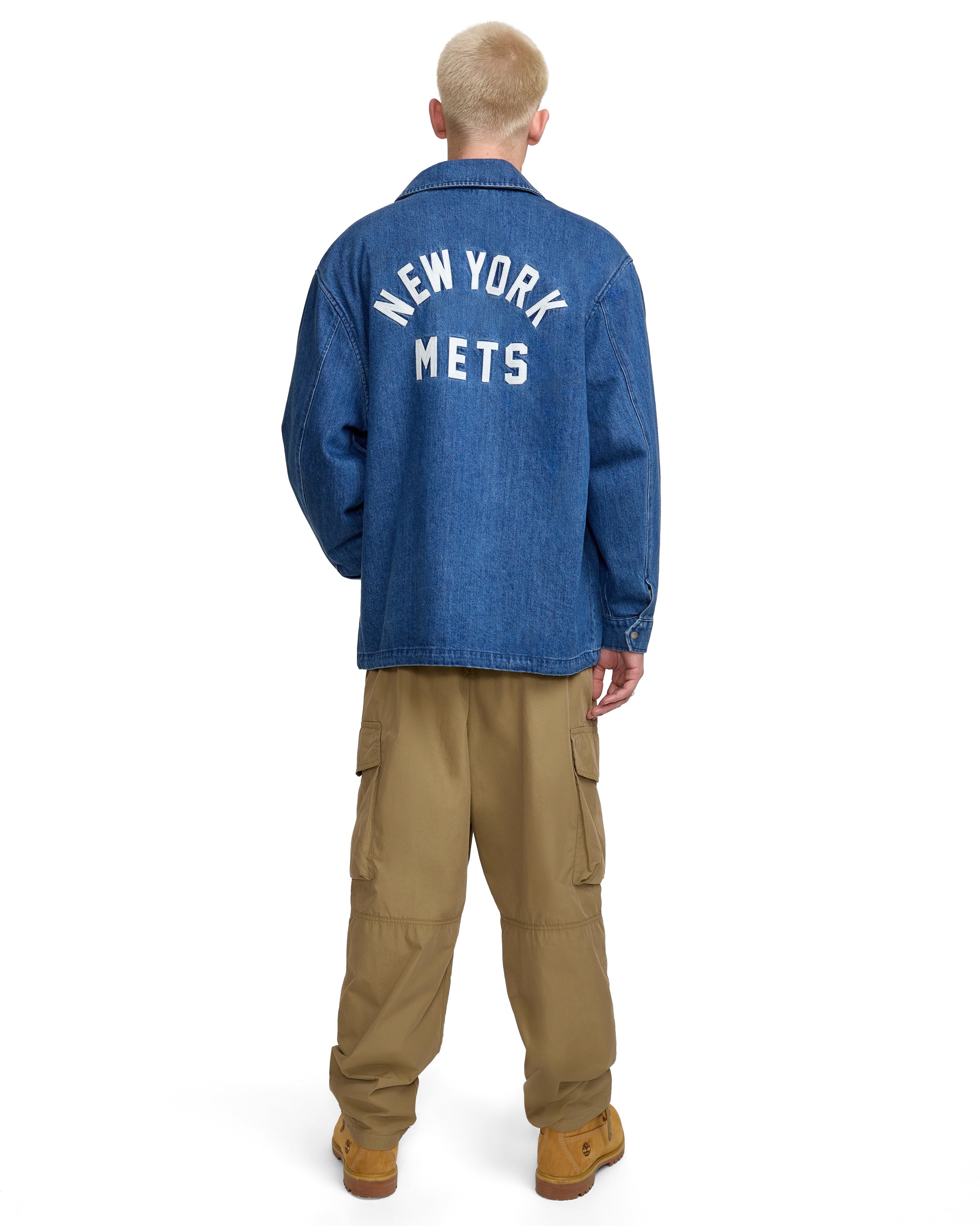 New York Mets Denim Coach Jacket