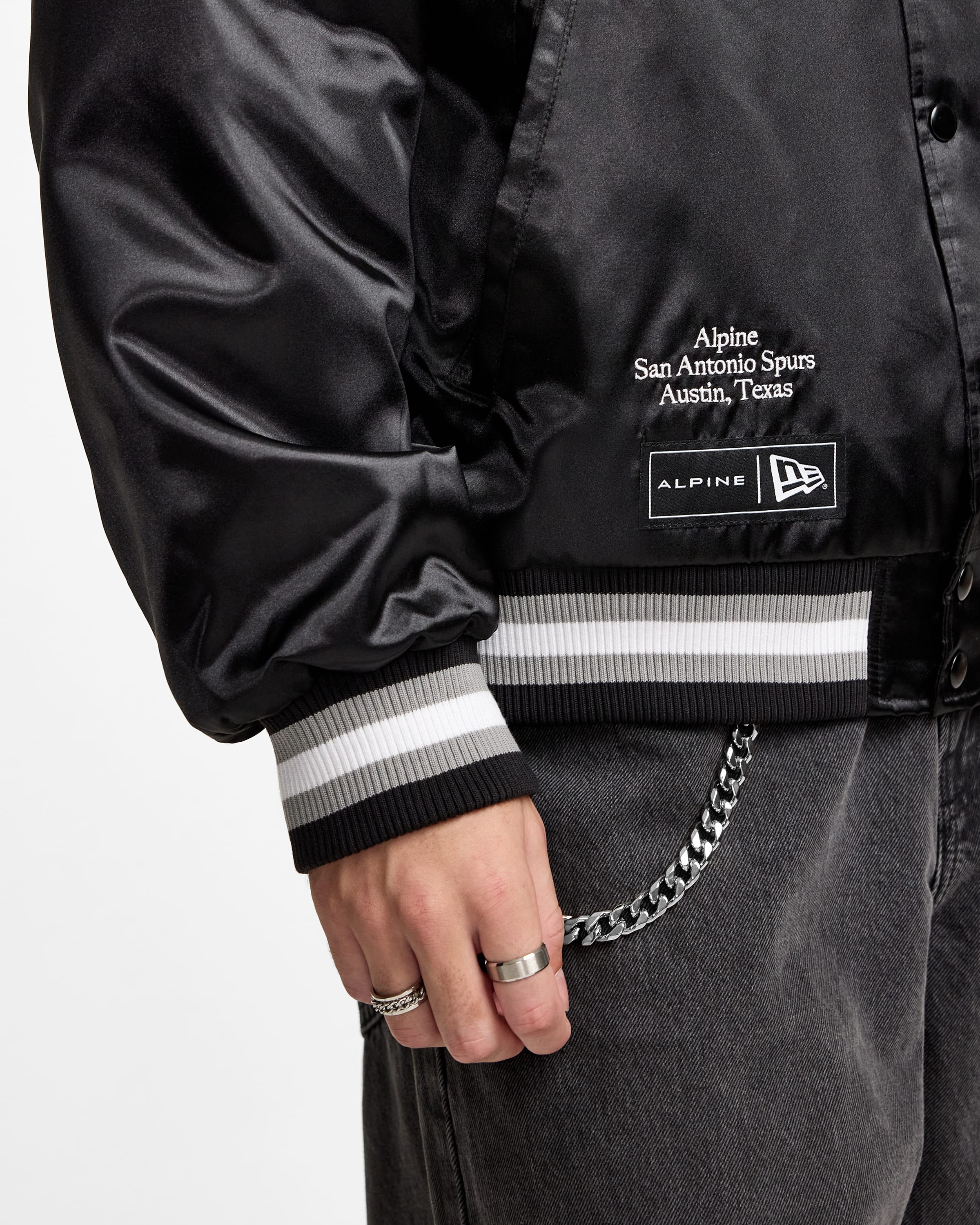 BWT Alpine F1 Team x San Antonio Spurs Bomber Jacket