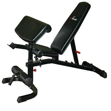 AmStaff TS010A Flat / Incline / Decline Bench w/ Curl Attachment